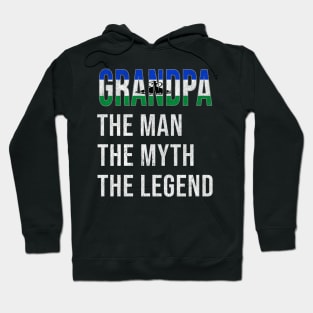 Grand Father Basotho Grandpa The Man The Myth The Legend - Gift for Basotho Dad With Roots From  Lesotho Hoodie